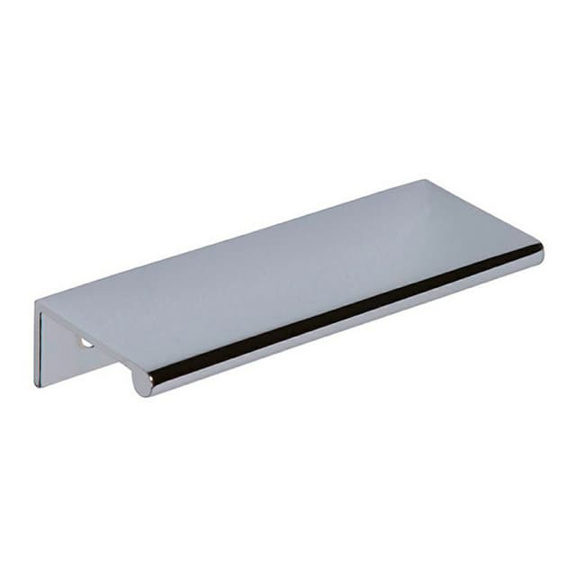 3" Edge Finger Pull, Polished Chrome, 4" Length