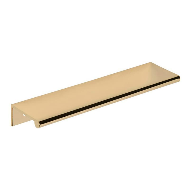 5" Edge Finger Pull, Polished Brass