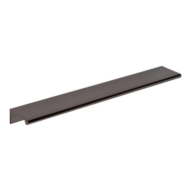 DP3 8" Tab Drawer Pull, Black Chrome