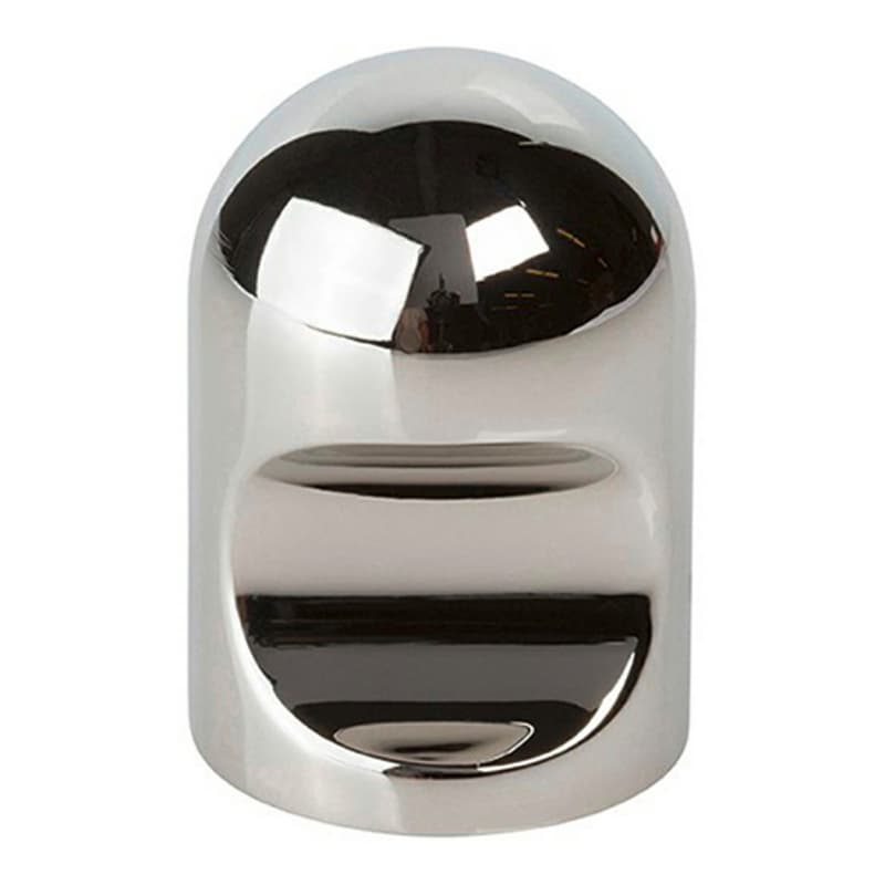 1-3/32" Notched Cylindrical Cabinet Knob, Polished Chrome