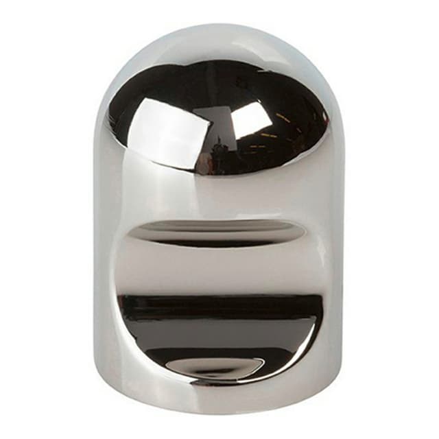 1-3/32" Notched Cylindrical Cabinet Knob, Polished Chrome