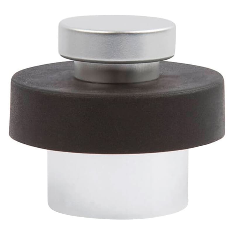 1-3/4" Diameter Door Stop, Satin Aluminum