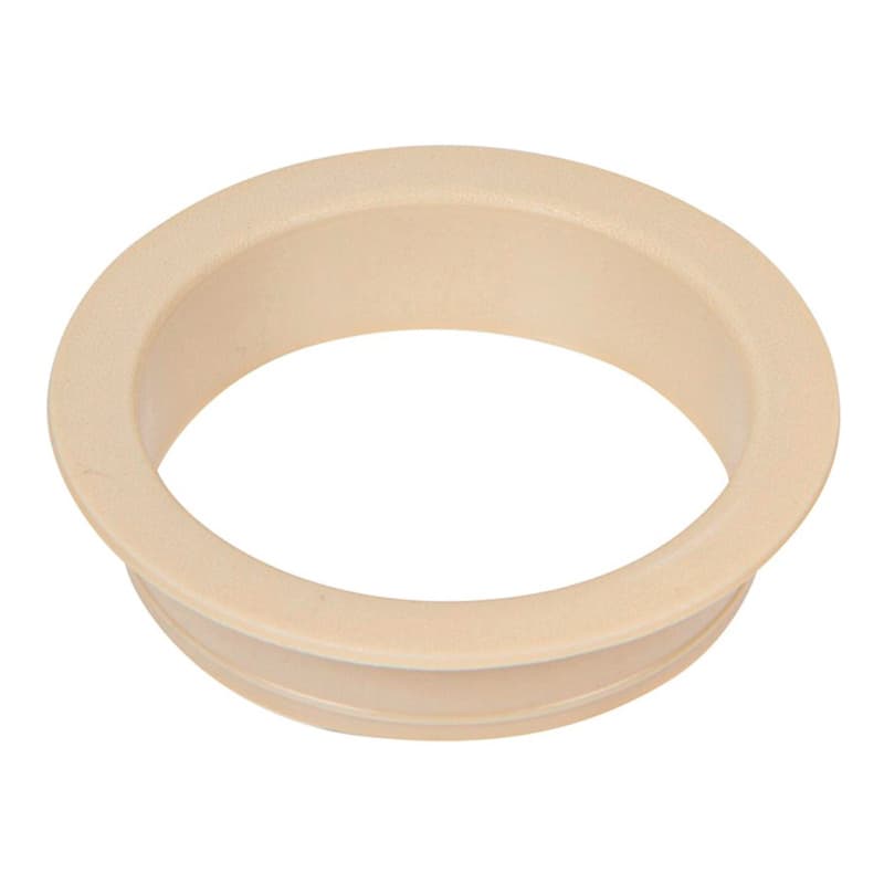3" Plastic Grommet Sleeve for 2-1/2" Hole, Putty