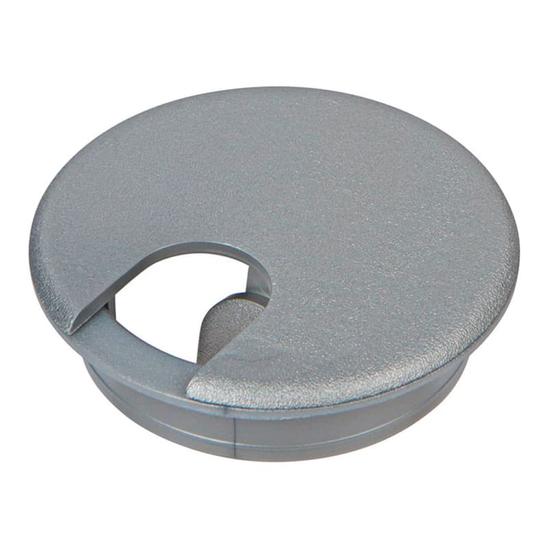 3" Grommet Cap and Liner Set for 2-1/2" Hole, Metallic Silver