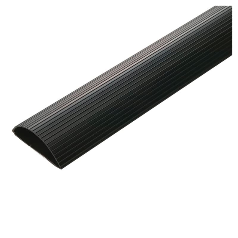 6' Extruded Grommet Wire Manager, Matte Black