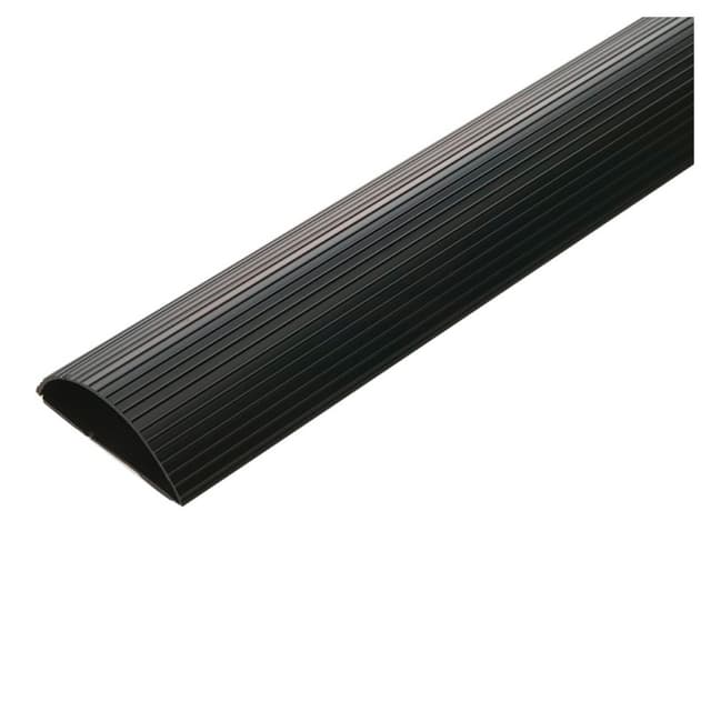 6' Extruded Grommet Wire Manager, Matte Black