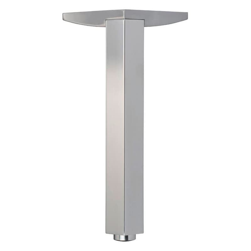 1" Diameter x 8-1/8" High Corner Furniture Leg, Polished Aluminum