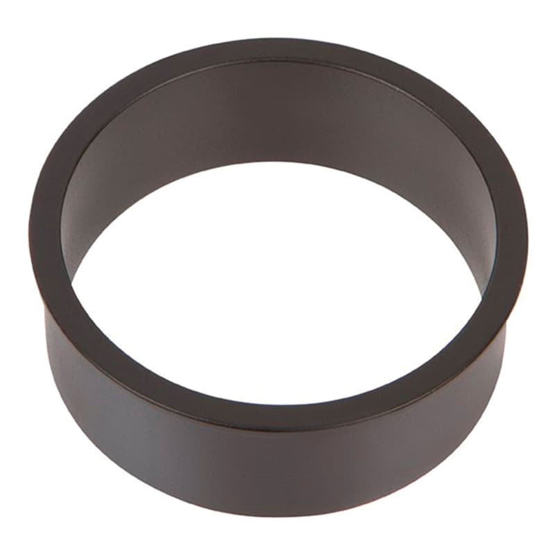 2-3/8" Aluminum Desk Grommet Liner for 2-1/4" Hole, Matte Black