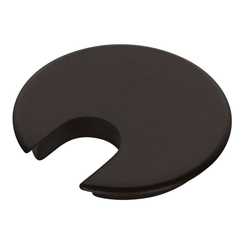 2" Desk Grommet Cap for 1-3/4" Hole, Matte Black