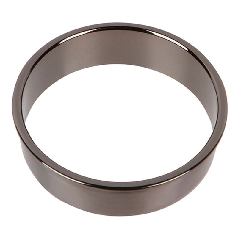 2-1/2" Desk Grommet Liner for 2-3/8" Hole, Black Chrome