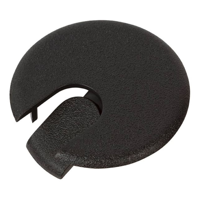 2" Grommet Cap for 1-3/4" Hole, Matte Black