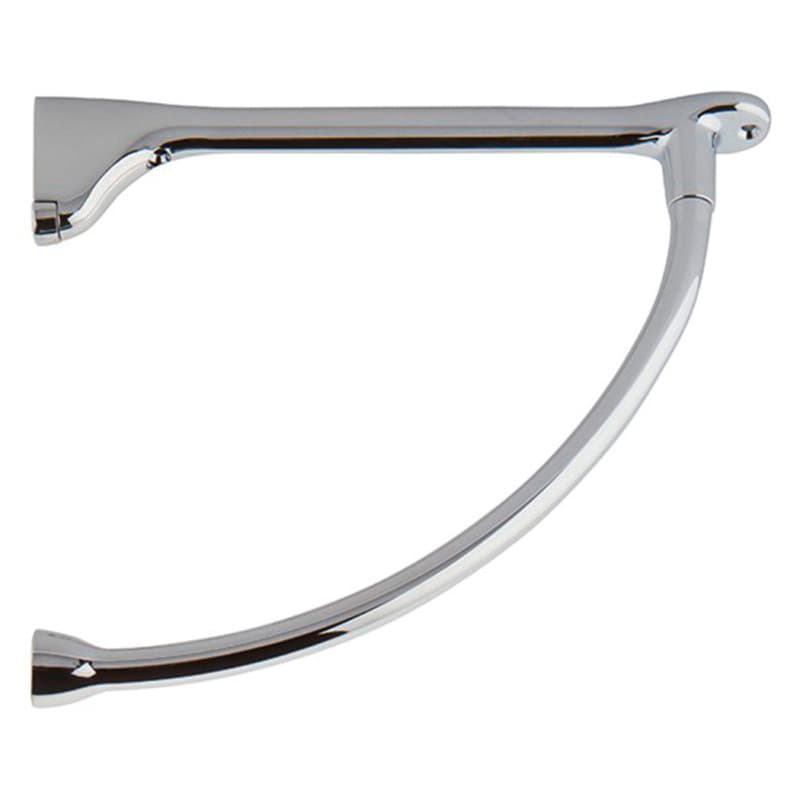 12" x 9-7/16" Arc Shelf Bracket, Polished Chrome Finish