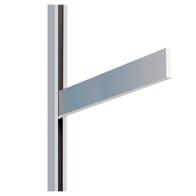 15-11/16" Shelf Bracket, Clear Anodized Finish