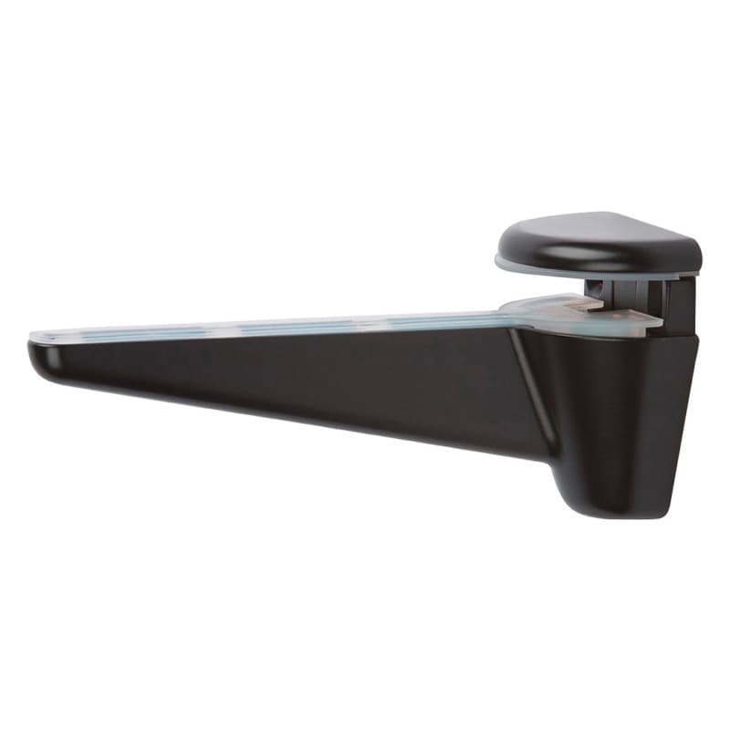 7-1/8" Elegant Shelf Bracket, Matte Black Finish