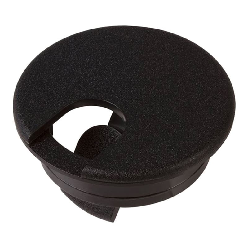 2-5/8" Grommet Cap and Liner Set for 2-1/8" Hole, Matte Black