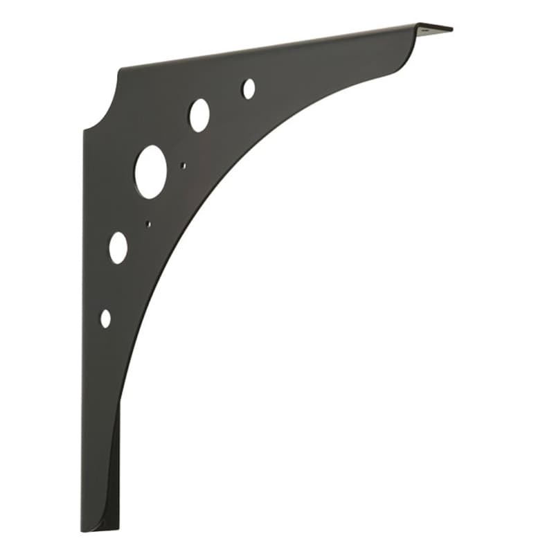 18-3/8" Steel Work Support Bracket, Metallic Silver Finish
