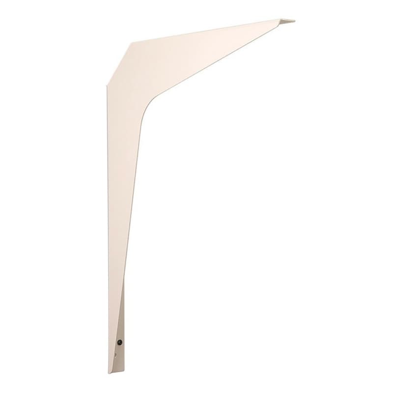 26" x 18-1/4" Basic Work Surface Shelf Bracket, White Finish