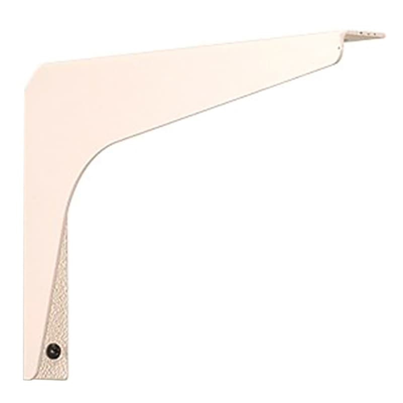 14" x 8-1/4" Basic Work Surface Shelf Bracket, White Finish