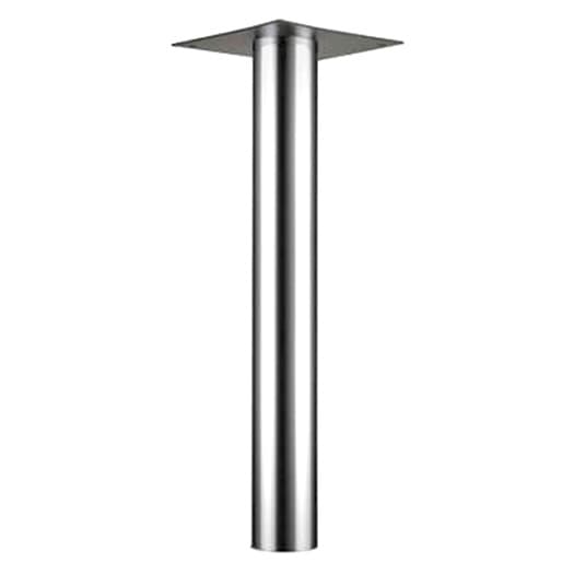 4" Diameter x 28-1/2" High Table Leg, Polished Chrome