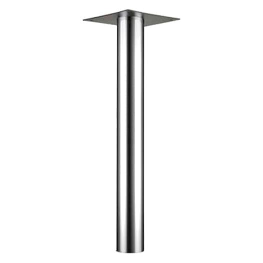 4" Diameter x 34-1/2" High Table Leg, Polished Chrome