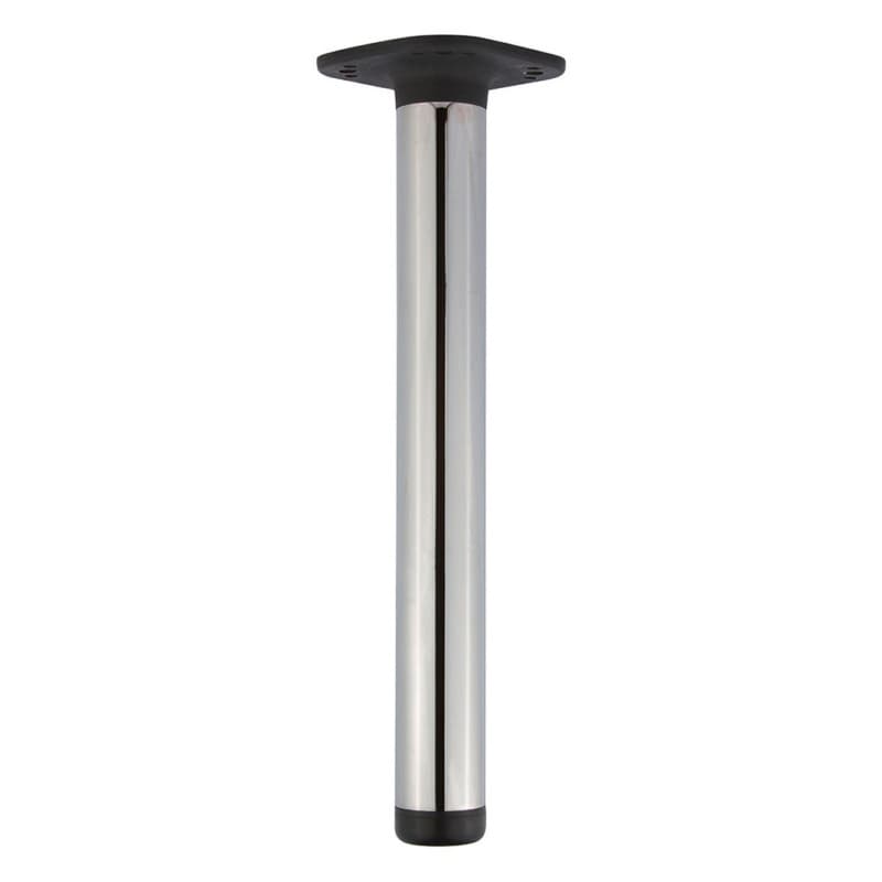 3-1/8" Diameter x 27" High Table Leg, Polished Chrome