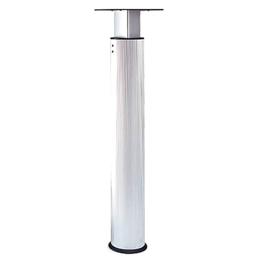 4-13/16" Diameter Kyros Table Leg, Satin Aluminum