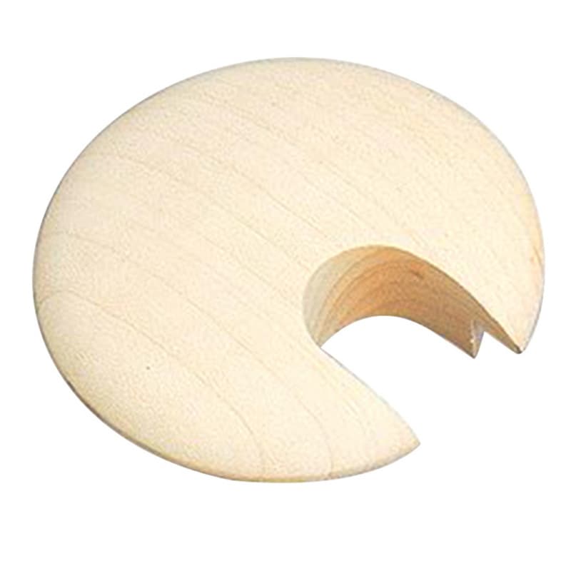 2-1/4" Round Wood Grommet for 1-3/4" Hole, Maple