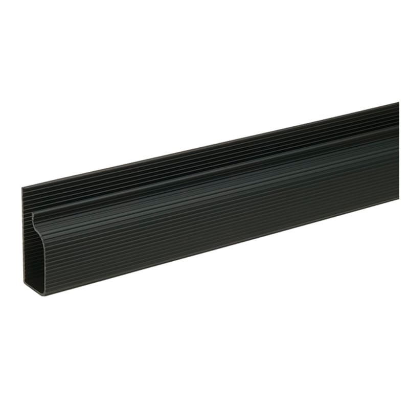 1' J-Shape Wire Manager, Matte Black