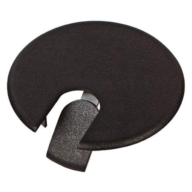 XG Flip-Top 3-1/2" Grommet Cap for 2-13/16" Hole, Matte Black