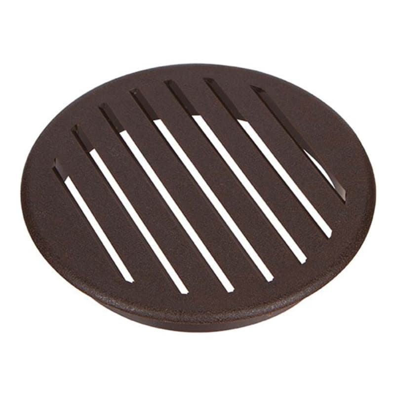 4-1/2" Air Vent Grommet Cap for 3-13/16" Hole, Walnut Brown