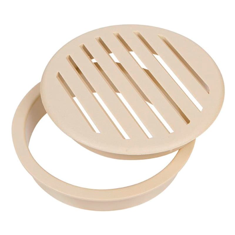 4-1/2" Air Vent Grommet Set for 4" Hole, Putty