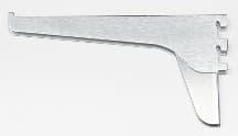 22.7" Pro Value Heavy-Duty Double Slot Shelf Bracket, Brushed Zinc Finish 20/Box