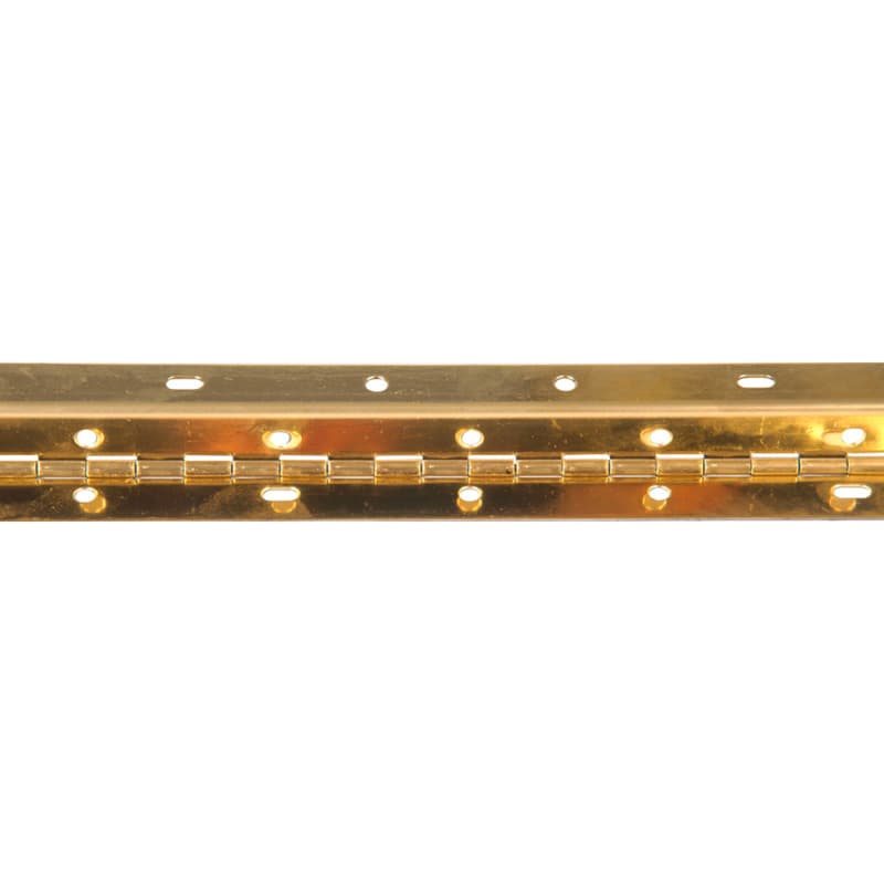Piano Hinge, 72" Long x 1-1/2" Wide, Nickel-Plated