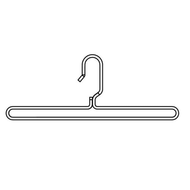 ProDryingRack SD Standard Hanger, Orange (50/Pack)