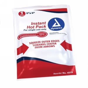 Dynarex Instant Heat Pack, 5" x 9