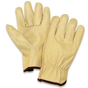 Double Extra-Large Pigskin Driver Gloves, Tan