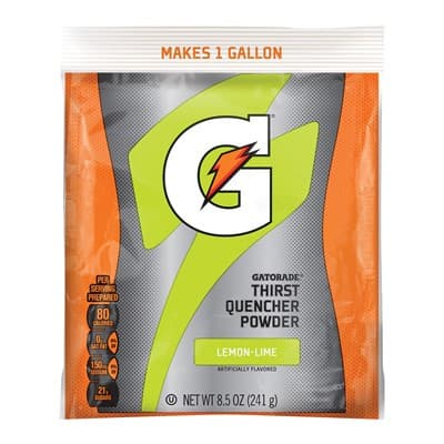 Gatorade® Drink Mix Powder Pack, 1 Gallon, Lemon Lime