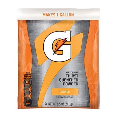Gatorade® Drink Mix Powder Pack, 1 Gallon, Orange