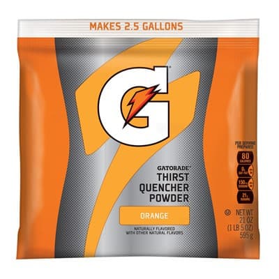 Gatorade® Drink Mix Powder Pack, 2.5 Gallon, Orange