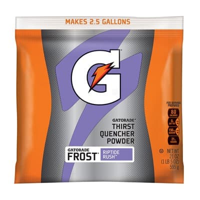 Gatorade® Drink Mix Powder Pack, 2.5 Gallon, Riptide Rush