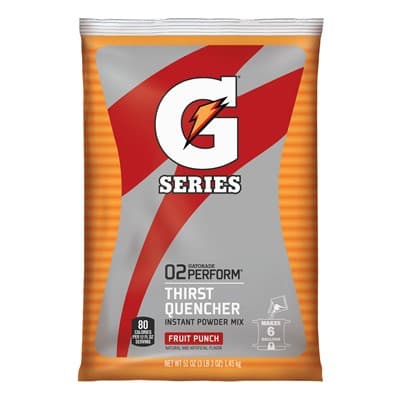 Gatorade® Drink Mix Powder Pack, 6 Gallon, Fruit Punch