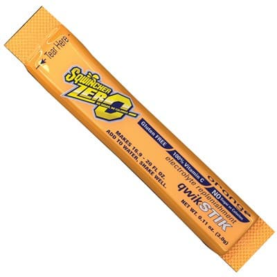 Sqwincher® Instant Drink Powder Sugar-Free, 20 oz, Orange (50 Pack)