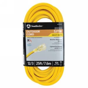 25' PRO-PWR EXT CRD W/ PWR LIGHT, 29346
