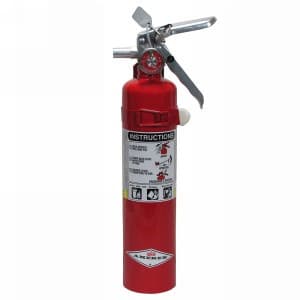 Amerex® Dry Chemical Fire Extinguisher with Vehicle Bracket, 2.5lb
