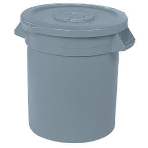 Impact® Gator™ Trash Can, No Lid, 20 Gallon Gray