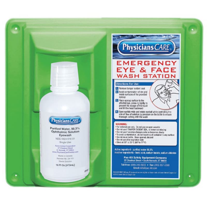 PhysiciansCARE® Emergency Eye Wash with Single 16 oz