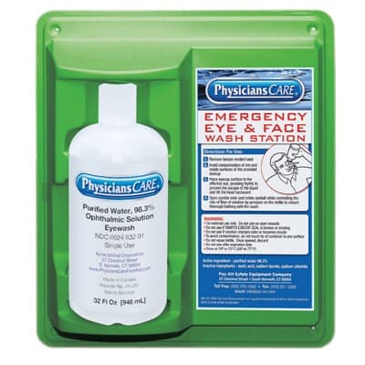 PhysiciansCARE® Emergency Eye Wash with Single 32 oz