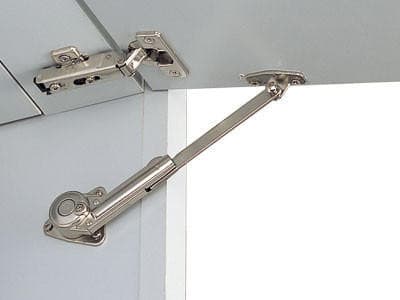 Right Hand Adjustable Soft-Down Lid Stay, Nickel-Plated