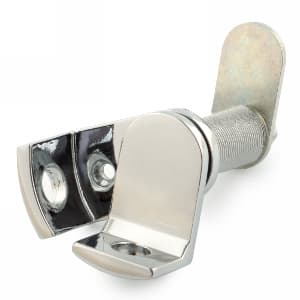 Padlockable Cam Lock, Bright Chrome