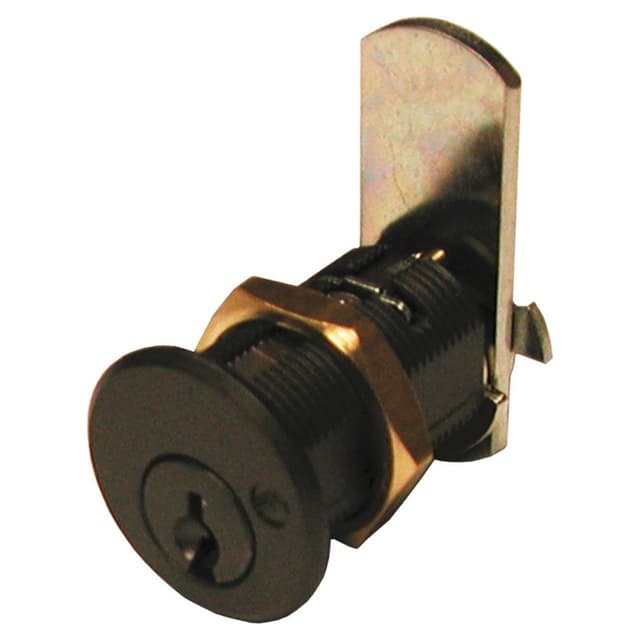 DCN N Series Pin Tumbler Cam Lock for 7/8" Material Thickness, Oil Rubbed Bronze, Keyed Different
